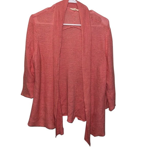 Eileen Fisher Sweaters - Eileen Fisher Pink 100% Hemp Cardigan